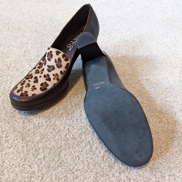 Franco Sarto leopard print pumps, size 6.5 - Picture 1 of 2